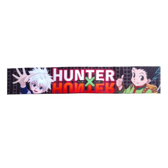 Hunter x Hunter Anime Lanyard | Black Keychain Strap for Keys & Badges One Size - Picture 5 of 6